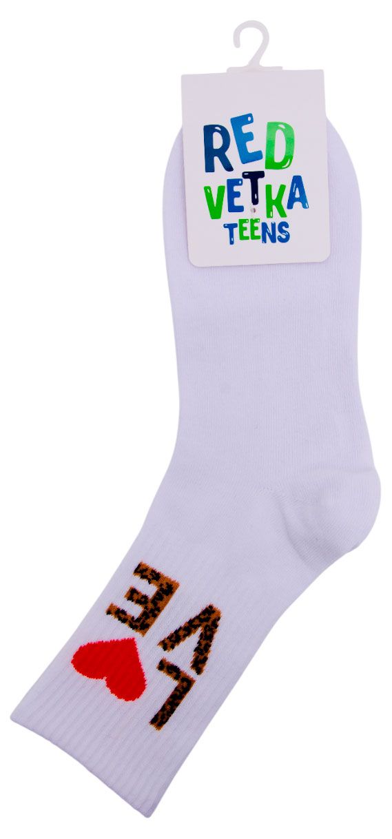 Носки для девочки Красная Ветка белые, р.20-22