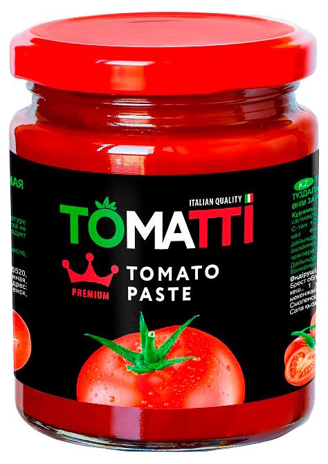 Томатная паста Tomatti стерилизованная Беларусь, 260 г