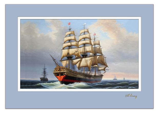 Постер Даринчи А4 с двойным паспарту, 1 шт в ассортмиенте