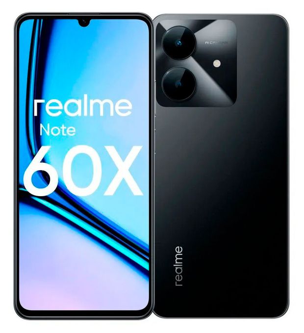 Смартфон Realme Note 60Х 4128GB черный 7500₽