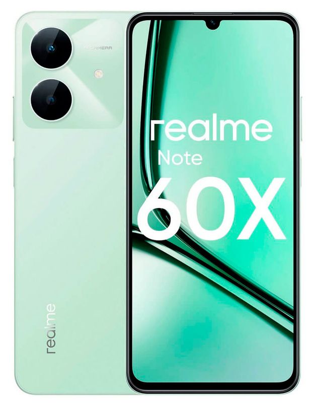 Смартфон Realme Note 60Х 364GB зеленый 6000₽