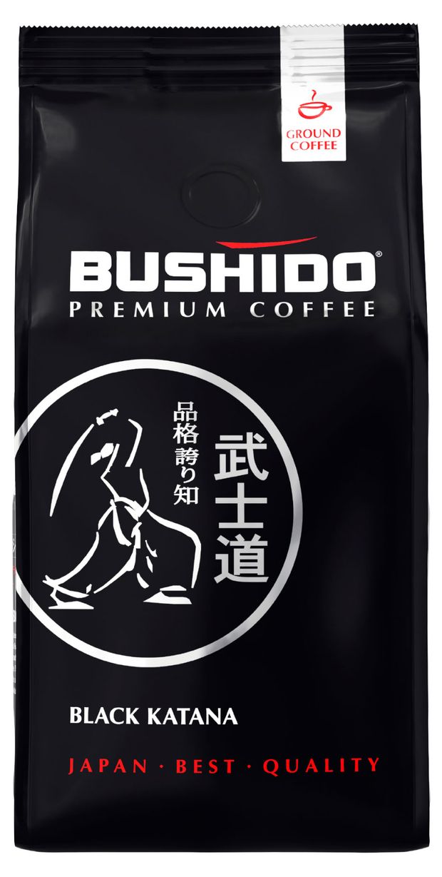 Кофе молотый BUSHIDO Black Katana 227 г 780₽