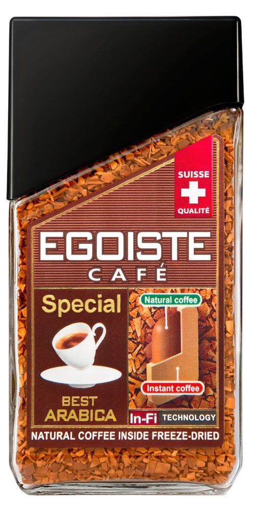Кофе растворимый Egoiste Special сублимированный с молотым Швейцария, 100 г