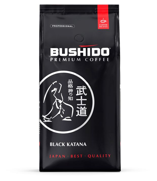 Кофе в зернах BUSHIDO Black Katana, 1 кг