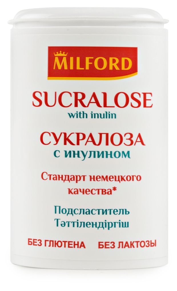 Подсластитель MILFORD Сукралоза с инулином 370 таблеток 222 г 340₽