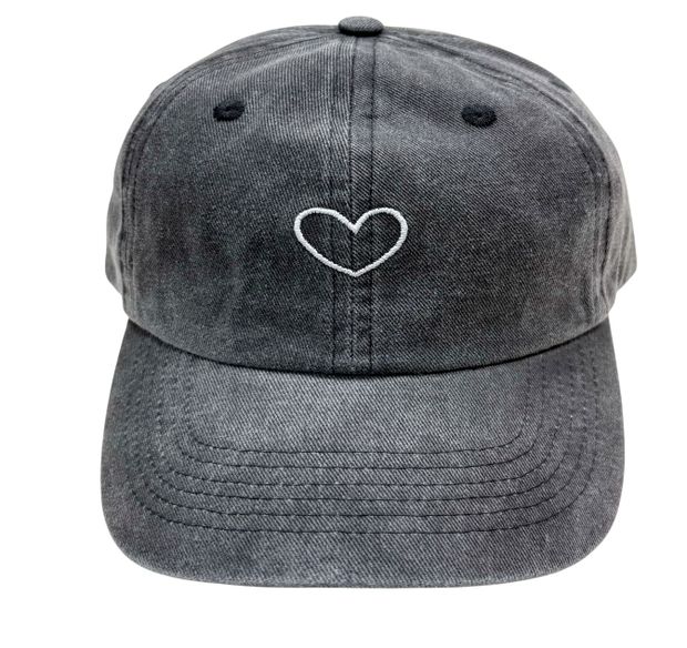 Бейсболка женская InExtenso Сердце черная one size