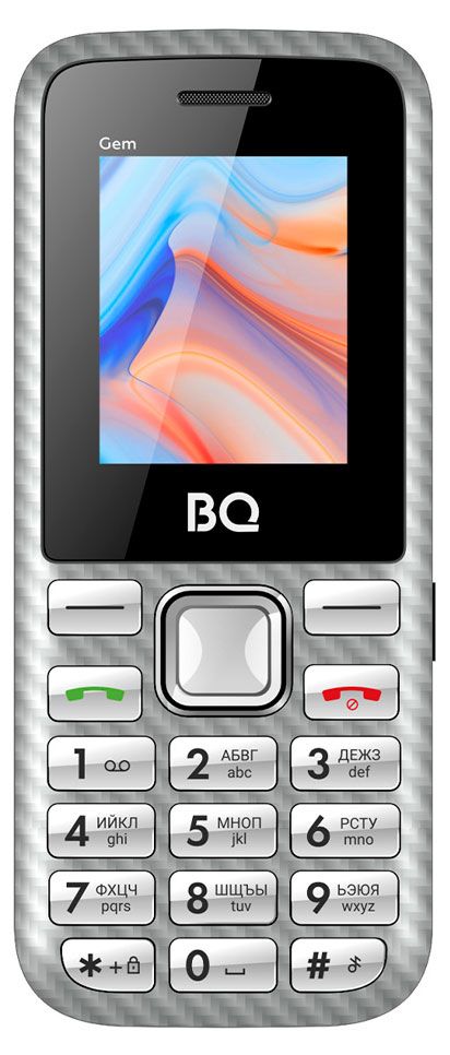 Мобильный телефон BQ 1860 Gem серый 177 1100₽