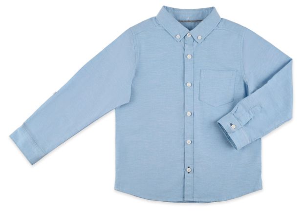 Рубашка для мальчика Mothercare голубая, р. 80-140