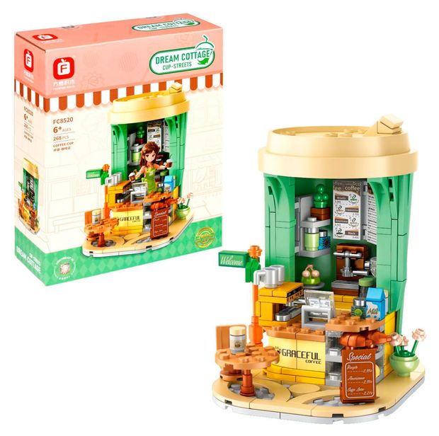 Конструктор 1TOY Blockformers Кофейня 268 деталей 1700₽