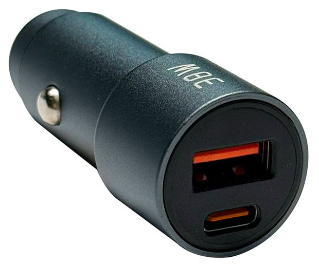 Автомобильное зарядное устройство CC13-38-AC USB-A-Type-C 38W черное