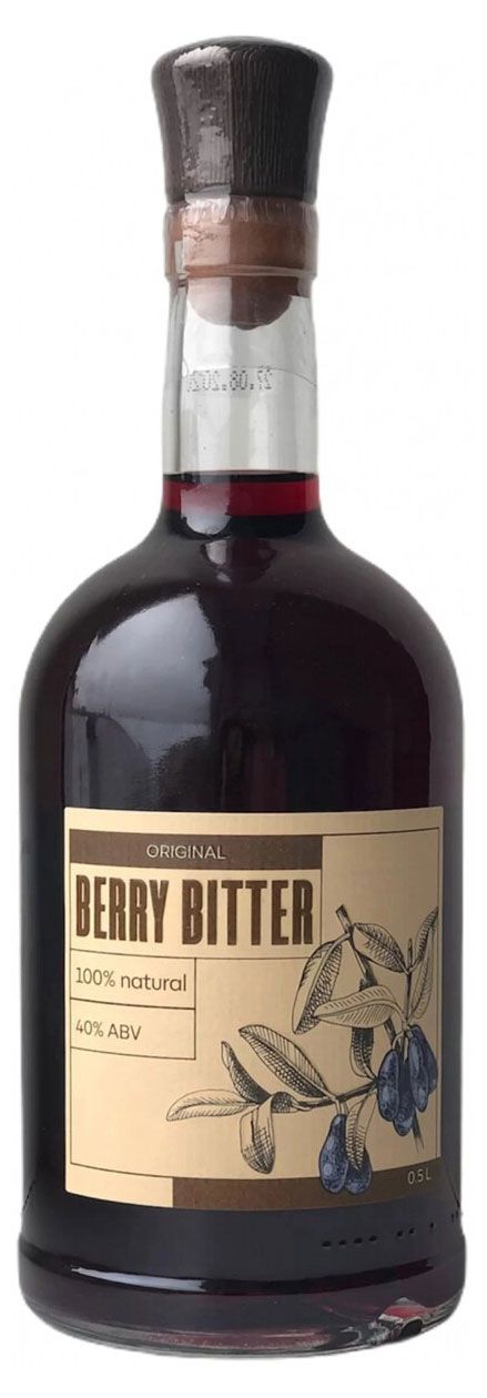Настойка полусладкая Berry Bitter Россия, 0,5 л