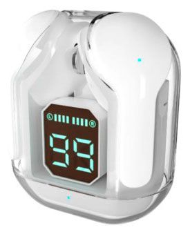 Наушники беспроводные More Choice TWS BW07БВ07 белые 800₽