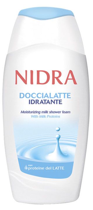 Пена-молочко для душа Nidra с молочным протеином увлажняющая Италия, 250 мл