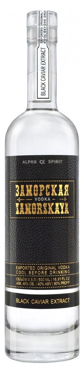 Водка Шуйская Заморская Black Россия, 0,5 л