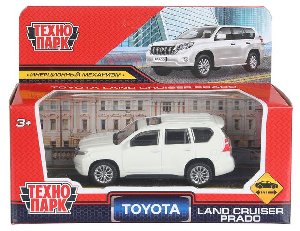 Машина инерционная Технопарк Toyota Land Cruiser Prado 105 см 510₽