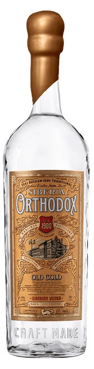 Водка Orthodox Old Gold Россия, 0,7 л