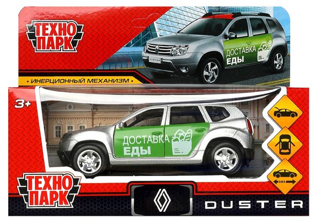 Машина инерционная Технопарк Renault Duster Доставка 12 см 710₽