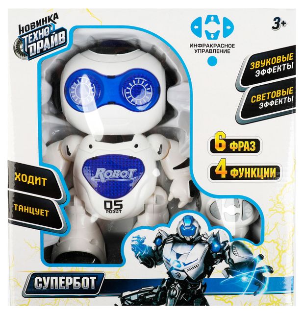 Робот Технодрайв Супербот 24х10х15 см 1 шт 1900₽