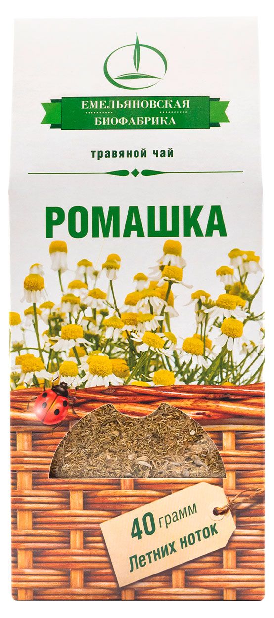 Напиток чайный травяной Емельяновская Биофабрика Ромашка, 40 г