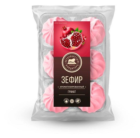 Зефир Петербургский КондитерЪ со вкусом граната, 310 г