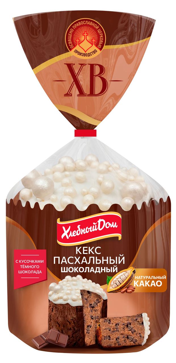 Кекс пасхальный Хлебный Дом Шоколадный, 400 г