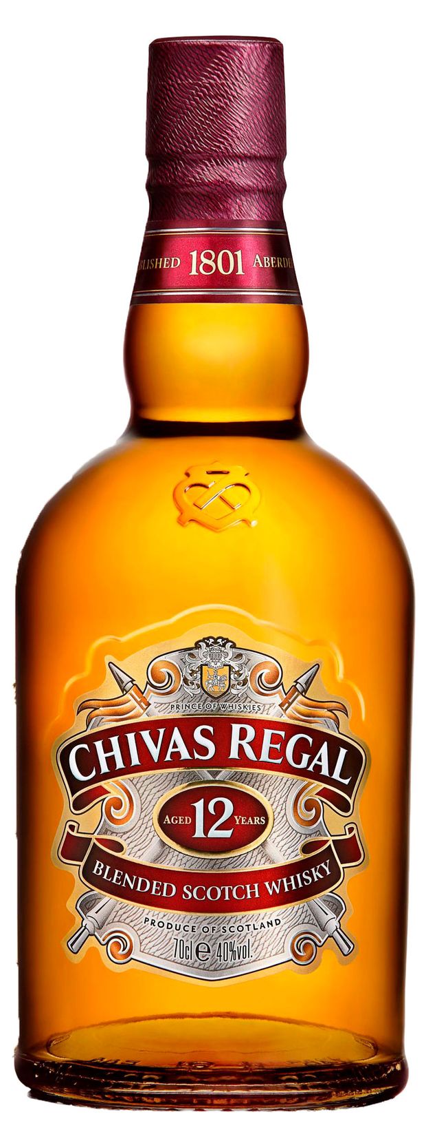 Виски Chivas Regal 12 лет Шотландия, 0,7 л