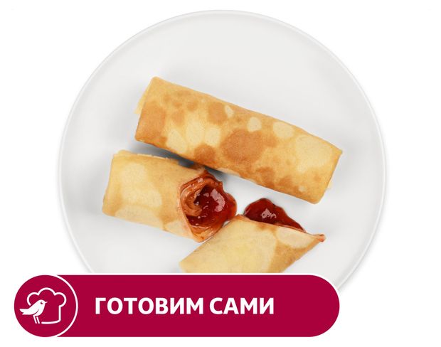 Блинчики АШАН с вишней, вес