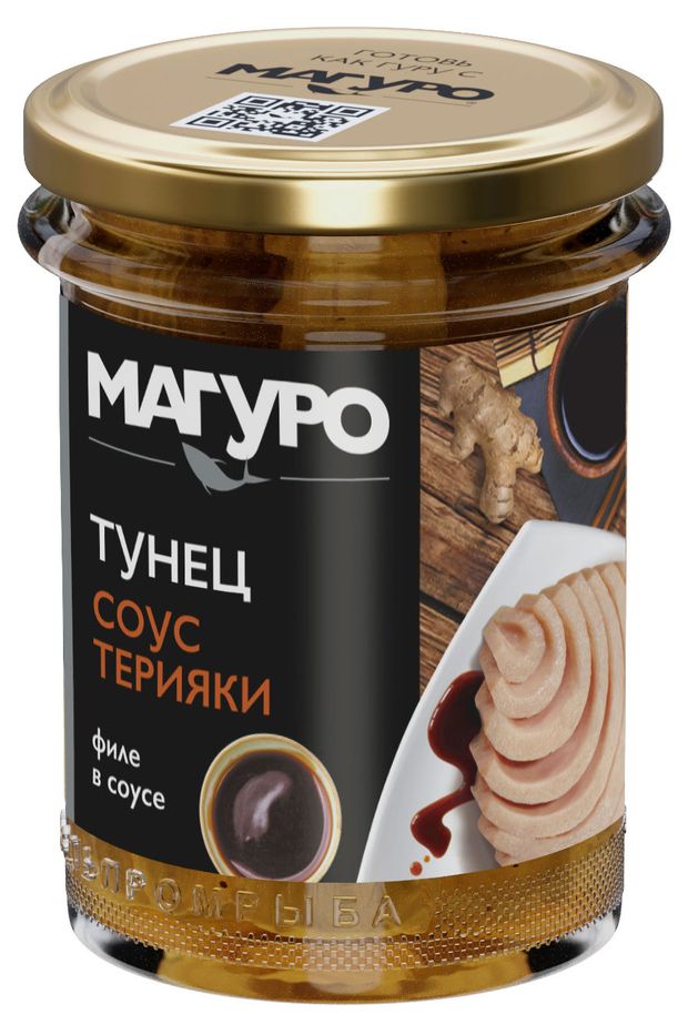 Тунец Магуро в соусе терияки 200 г 380₽