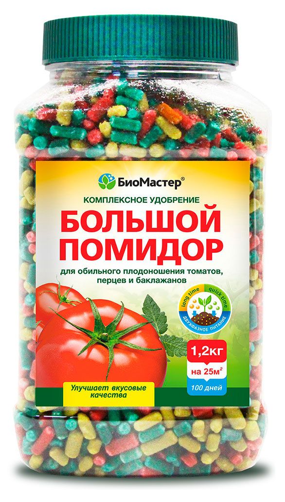 Удобрение комплексное БиоМастер Большой помидор 12 кг 590₽