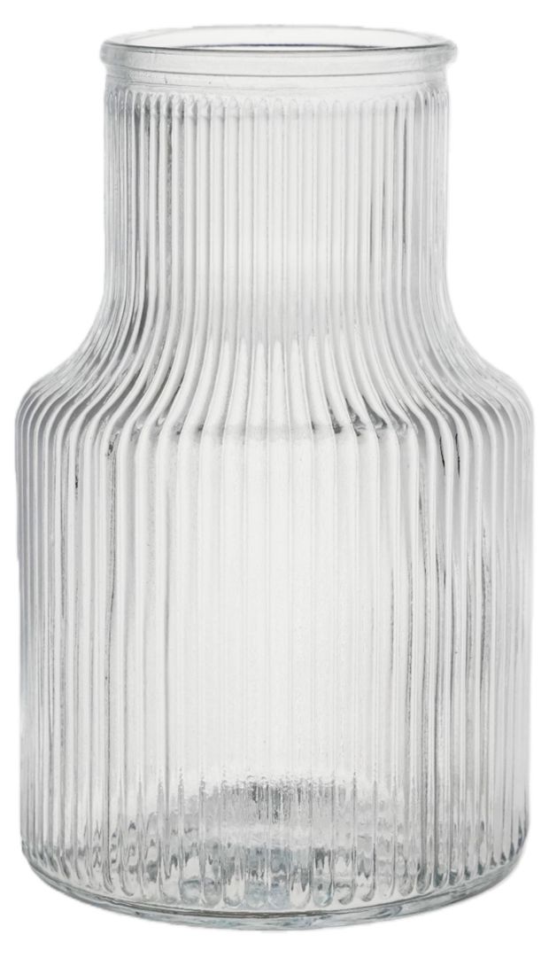 Ваза декоративная Actuel Рельеф прозрачная 15 см 150₽