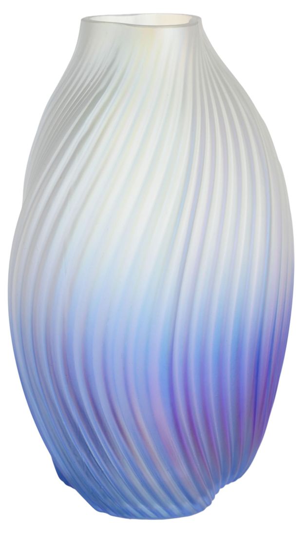 Ваза Actuel Онион стеклянная синяя 265 см 1100₽