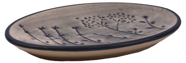 Мыльница для ванной комнаты Actuel керамика с растениями