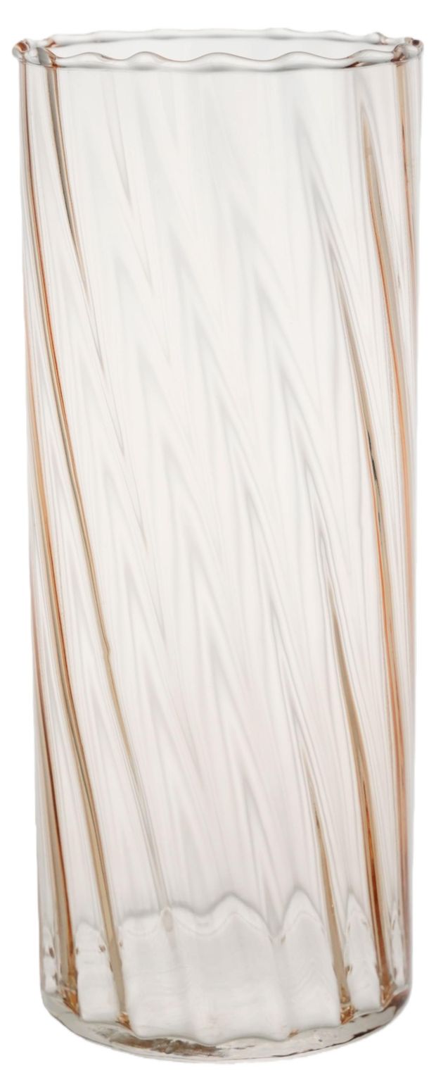 Ваза Actuel Виктория цилиндр стеклянная прозрачная, 25 см