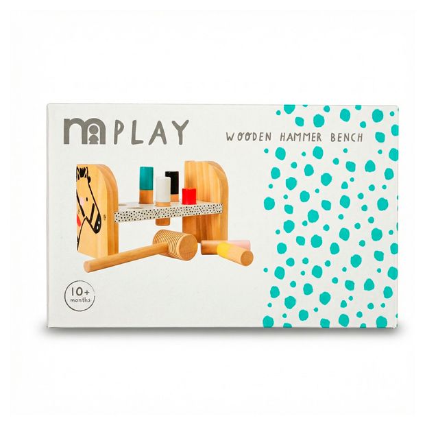 Игрушка деревянная Mothercare Стучалка с молоточком Зебра 215x9x13 см 1699₽