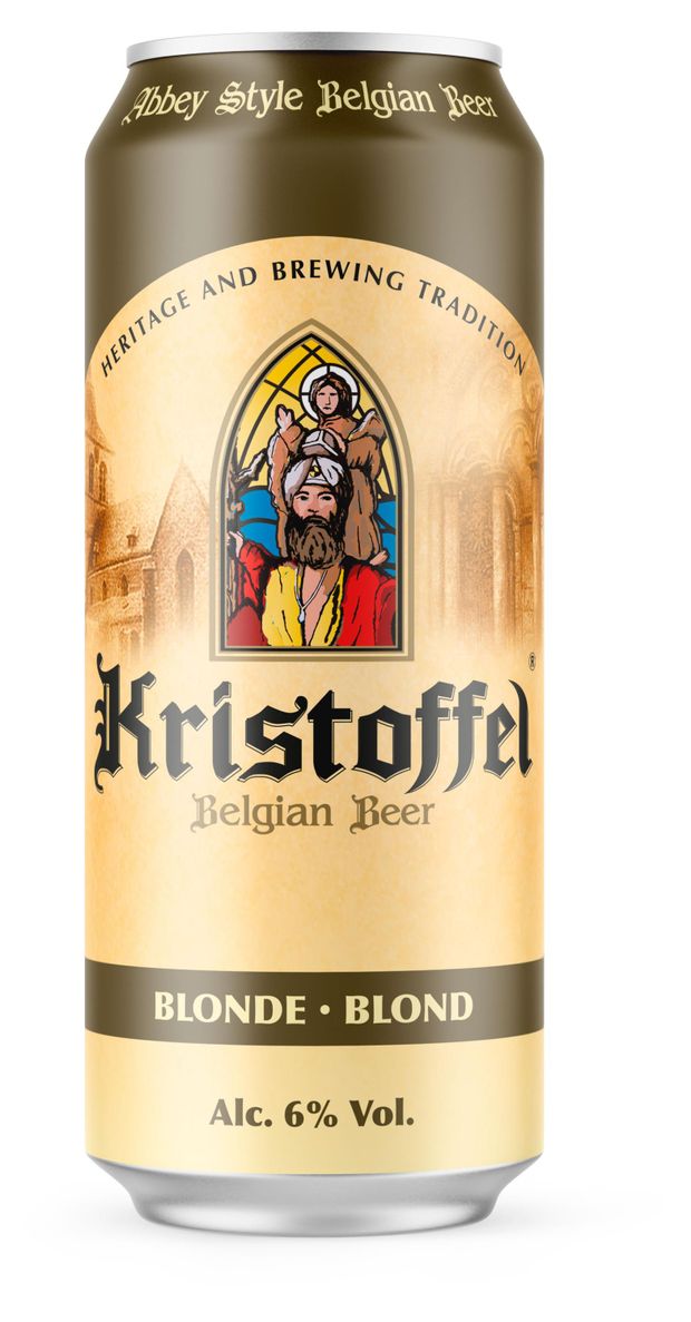 Пивной напиток светлый Kristoffel Blond 6% Бельгия, 0,5 л