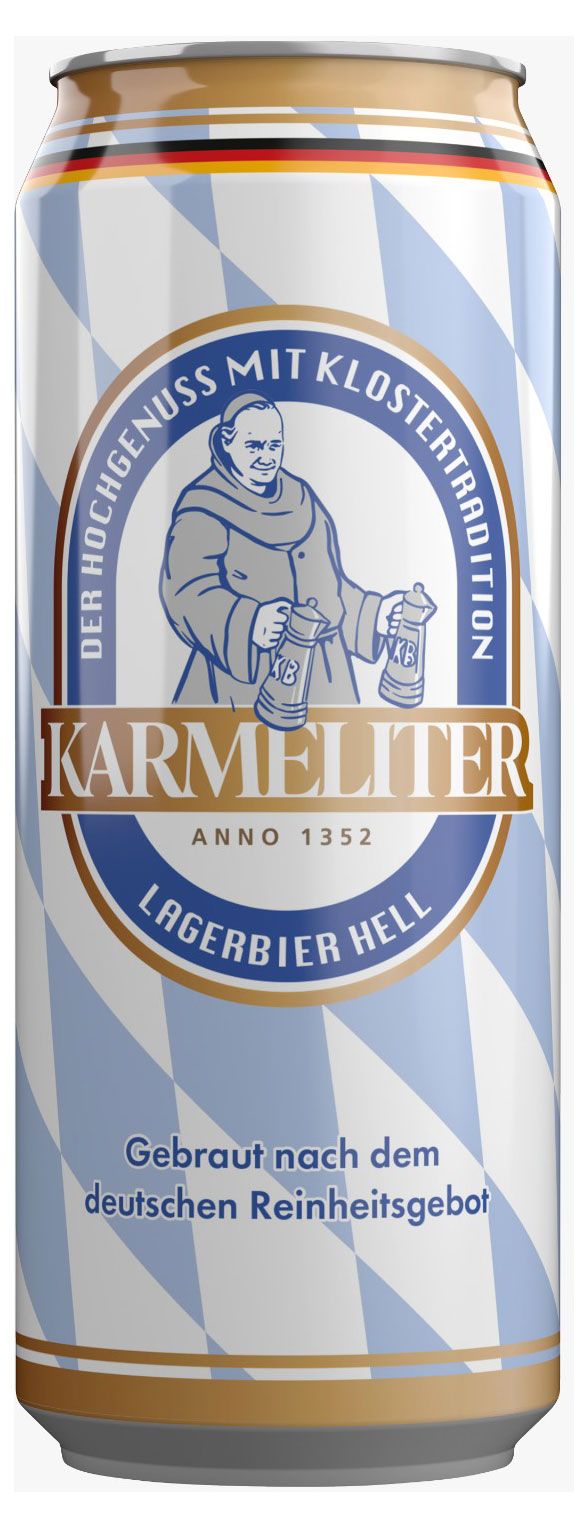 Пиво светлое Karmeliter Hell 4,9% Германия, 0,5 л