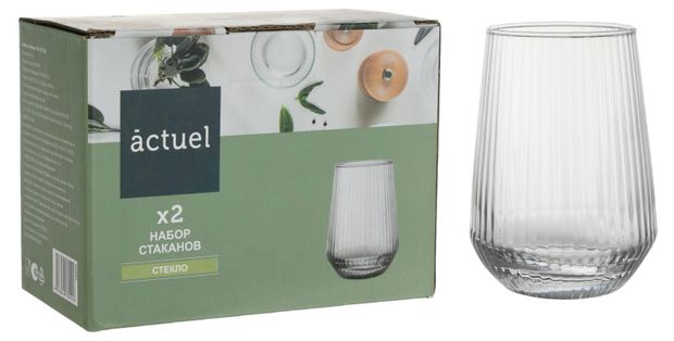 Набор стаканов Actuel 400 мл, 2 шт