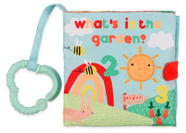 Игрушка мягкая Mothercare Книга Что в саду