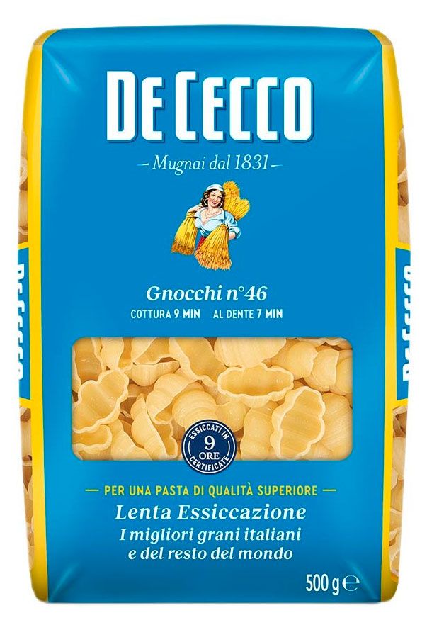 Макаронные изделия De Cecco Gnocchi Ньокки 46 Италия 500 г 320₽