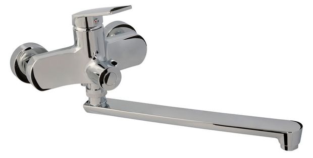 Смеситель для ванны и душа AQUA-RIVUS Учар с длинным изливом 4200₽