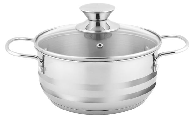 Кастрюля Катюша Астра из нержавеющей стали, 1,9 л