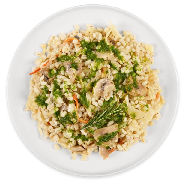 Каша перловая АШАН с грибами и капустой вес 200₽