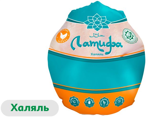 Тушка цыпленка-бройлера Латифа Халяль охлажденная 18 кг 300₽
