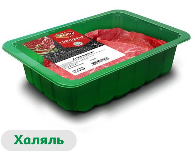 Стейк говяжий ЭКОЛЬ Халяль охлажденный, 400 г