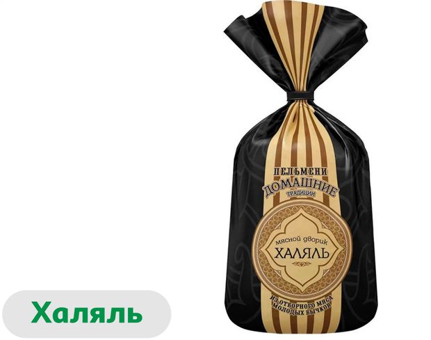 Пельмени Мясной Дворик Халяль Домашние 800 г 500₽