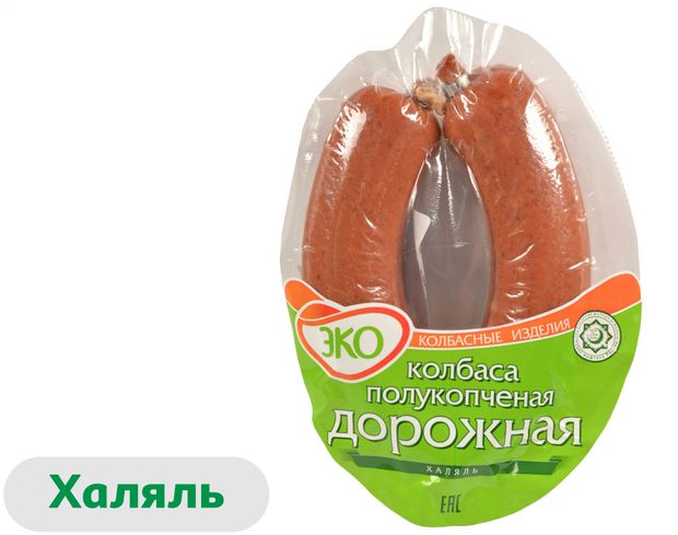 Колбаса полукопченая ЭКО Дорожная Халяль 300 г 165₽