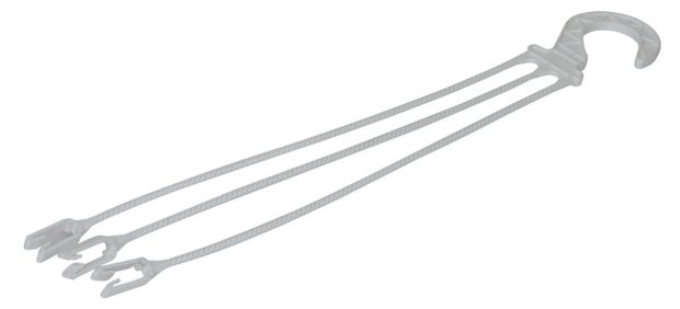 Подвес для пластикового горшка L45 белый, 1 шт