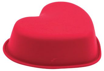 Форма для торта Actuel Сердце силиконовая, 14,4х12,5х4,2 см