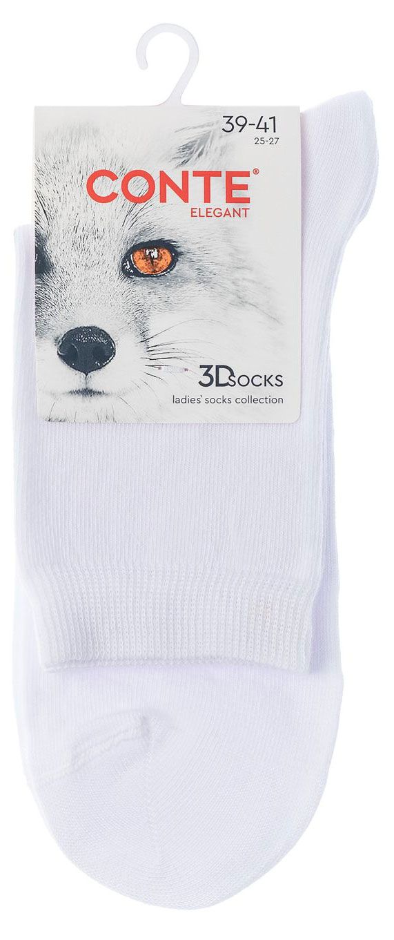 Носки женские Conte Elegant белые, р. 23-25