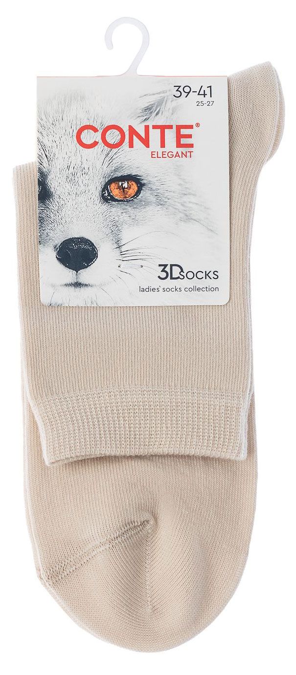 Носки женские Conte Elegant бежевые, р. 25-27